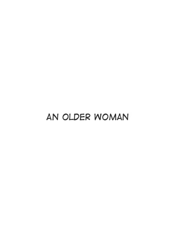 Toshiue no Hito | An Older Woman, English