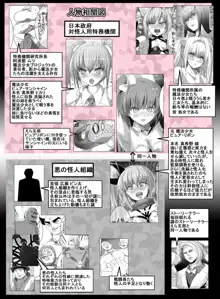 魔法少女VS巨大ガマ蛙, 日本語