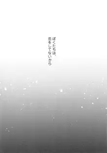 ぼくたちは、恋をしてない, 日本語