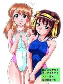 RTK BOOK III 「美少女姉(?) ハルヒ & みくる淫縛の水泳教室」, 日本語