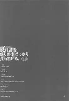 夏は蕎麦盛り蕎麦ばっかり食っている。, 日本語