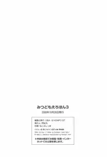 みつどもえろほん3, 日本語