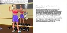 Muscle girl story, English