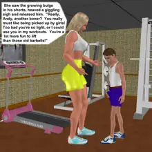 Muscle girl story, English