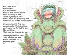 A Princess Trapped in a Tentacle Plant Can only Ask for Salvation from a Forced Orgasm Hell, English