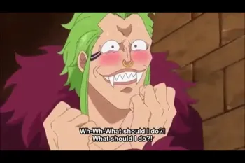 Bartolommeo finally fucks one of Luffy crew, English