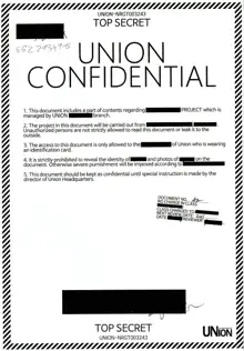 UNION CONFIDENTIAL, 한국어