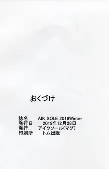 AIK SOLE 2019 Winter, 日本語