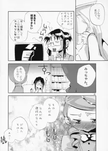 ある日、我慢できなくなったみっちゃんがカナとニャンニャンするというような妄想をマンガにした本。, 日本語