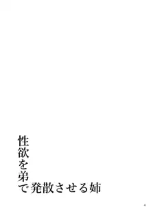 性欲を弟で発散させる姉, 日本語