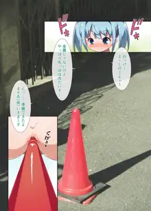 街中の極太ポールを尻穴でごっくん!? ～公衆肛拡『AR』好肛生写真集, 日本語