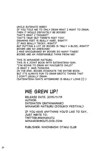 Watashi-tachi ga Sodatemashita! | We Grew Up!, English