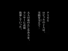 海賊業をやめたロビ姉とナミ姉と盲目の少年ランサー, 日本語