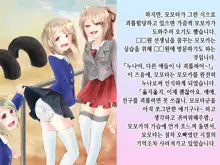 Momota-onii-chan to Momoka-chan no Omutsu Hanare Kyousou | 모모타 오빠와 모모카 쨩의 쉬야가리기 대결, 한국어