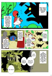 Childhood Destruction - Big Red Riding Hood and The Little Wolf, English