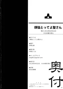 煩悩とってよ聖さん, 日本語