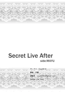 Secret Live After side:MAYU, 日本語