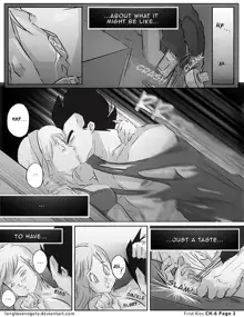 First Kiss (Parody) [English] <DBZ, Dragon Ball, Vegeta, Bulma, Romantic, Romance>, English