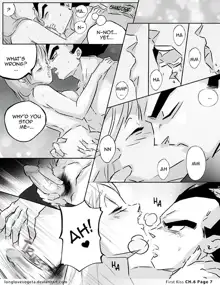 First Kiss (Parody) [English] <DBZ, Dragon Ball, Vegeta, Bulma, Romantic, Romance>, English