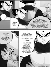 First Kiss (Parody) [English] <DBZ, Dragon Ball, Vegeta, Bulma, Romantic, Romance>, English