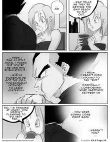 First Kiss (Parody) [English] <DBZ, Dragon Ball, Vegeta, Bulma, Romantic, Romance>, English