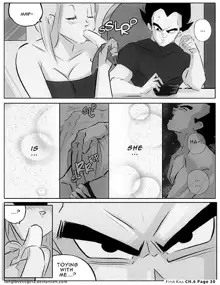 First Kiss (Parody) [English] <DBZ, Dragon Ball, Vegeta, Bulma, Romantic, Romance>, English