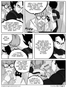 First Kiss (Parody) [English] <DBZ, Dragon Ball, Vegeta, Bulma, Romantic, Romance>, English