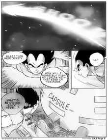 First Kiss (Parody) [English] <DBZ, Dragon Ball, Vegeta, Bulma, Romantic, Romance>, English