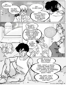 First Kiss (Parody) [English] <DBZ, Dragon Ball, Vegeta, Bulma, Romantic, Romance>, English