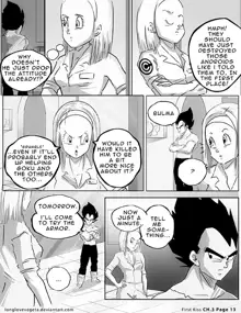 First Kiss (Parody) [English] <DBZ, Dragon Ball, Vegeta, Bulma, Romantic, Romance>, English