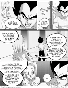 First Kiss (Parody) [English] <DBZ, Dragon Ball, Vegeta, Bulma, Romantic, Romance>, English