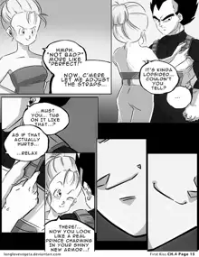 First Kiss (Parody) [English] <DBZ, Dragon Ball, Vegeta, Bulma, Romantic, Romance>, English