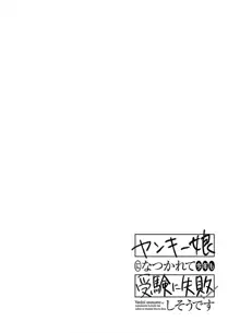 ヤンキー娘になつかれて今年も受験に失敗しそうです vol.3, 日本語