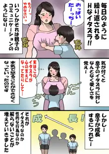 お母さんはいたずら息子を怒れない, 日本語