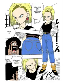 18-gou to Mister Satan!! Seiteki Sentou! | Android N18 and Mr. Satan!! Sexual Intercourse Between Fighters! (decensored), English