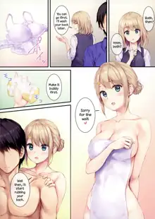 Gohan wa Nai kara Ofuro to Watashi Docchi ni Suru? | Since There is No Food, Do You Want to Take a Bath or Me Instead?, English