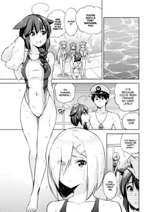 Kyouei-Mizugi na Shigure-chan to Hamakaze-san to. | Shigure and Hamakaze in Racing Swimsuits (decensored), English