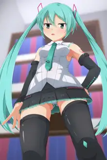 初音ミク (ボーカロイド) - 妹&アニメキヤラにオナニーを見て貰うCG集, 日本語