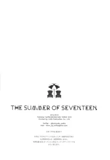 THE SUMMER OF SEVENTEEN, 日本語