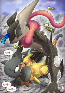 Evil Greninja x Heliolisk, English