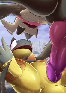 Evil Greninja x Heliolisk, English