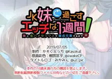 JK Imouto to Sugosu Ecchi na 1-shuukan ~Imouto to Namahame Sex de Doutei Sotsugyou suru made~ | 여고생 동생과 보내는 음란한 일주일! 여동생과 노콘돔 삽입 섹스로 동정졸업할 때까지, 한국어