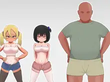 巨乳メスガキ2人組 大人ちんぽでわからせる, 日本語