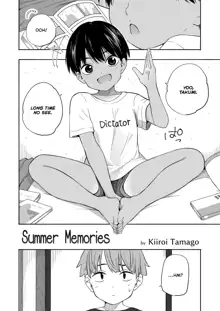 Natsu no Omoide Zenpen | Summer Memories Part One, English