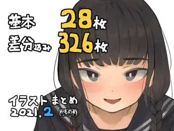 基本28枚!差分326枚!!かものめイラストまとめ2021.2, 日本語