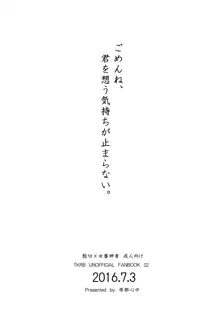 ごめんね、君を想う気持ちが止まらない, 日本語