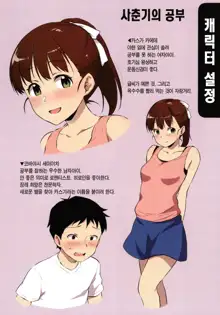 Shishunki no Obenkyou | 사춘기의 공부, 한국어