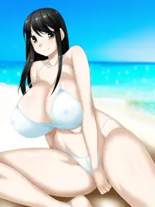 黒髪ロング娘+黒髪ショートカット娘の爆乳超乳ミニCG集, 日本語