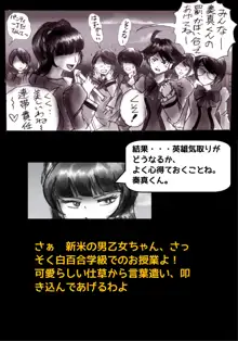 強制女装学園・白百合学級 ～淫女体化へと身も心も魔改造されてく学園ヒーロー～, 日本語