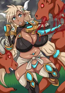 Busty and the Beast W - HORN(Y) WAR, English